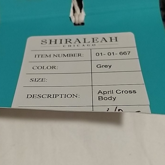 Shiraleah Grey Suede Cross Body.  NWT - Picture 5 of 5